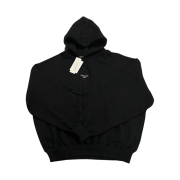 Undermycar Mu.09 Anti Fxxking Logo Play Oversized Hoodie Black