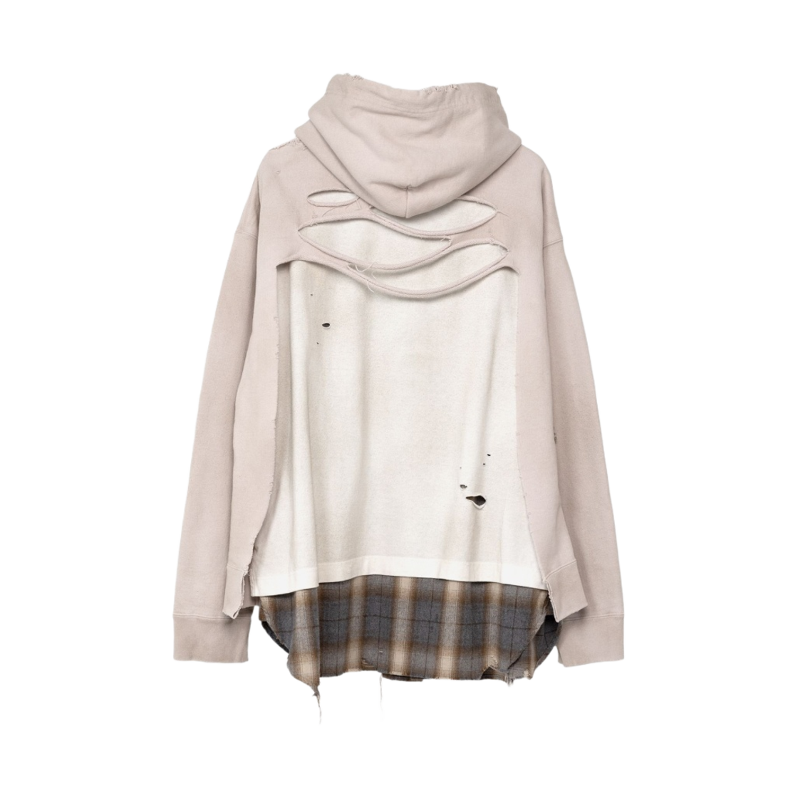 메종 미하라 야스히로 트리플 레이어드 후드 베이지(Maison Mihara Yasuhiro Triple Layered Hoodie Beige) - 2
