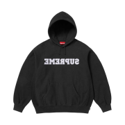 Supreme Reverse Hooded Sweatshirt Black - 25SS