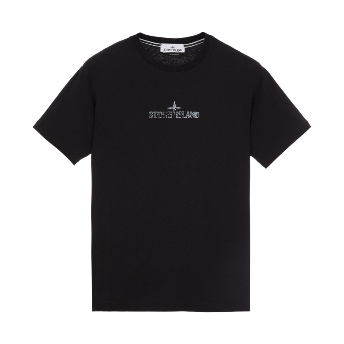 79152NS81-V0029 Stone Island 2NS81 Stamp One Print Black - 23FW