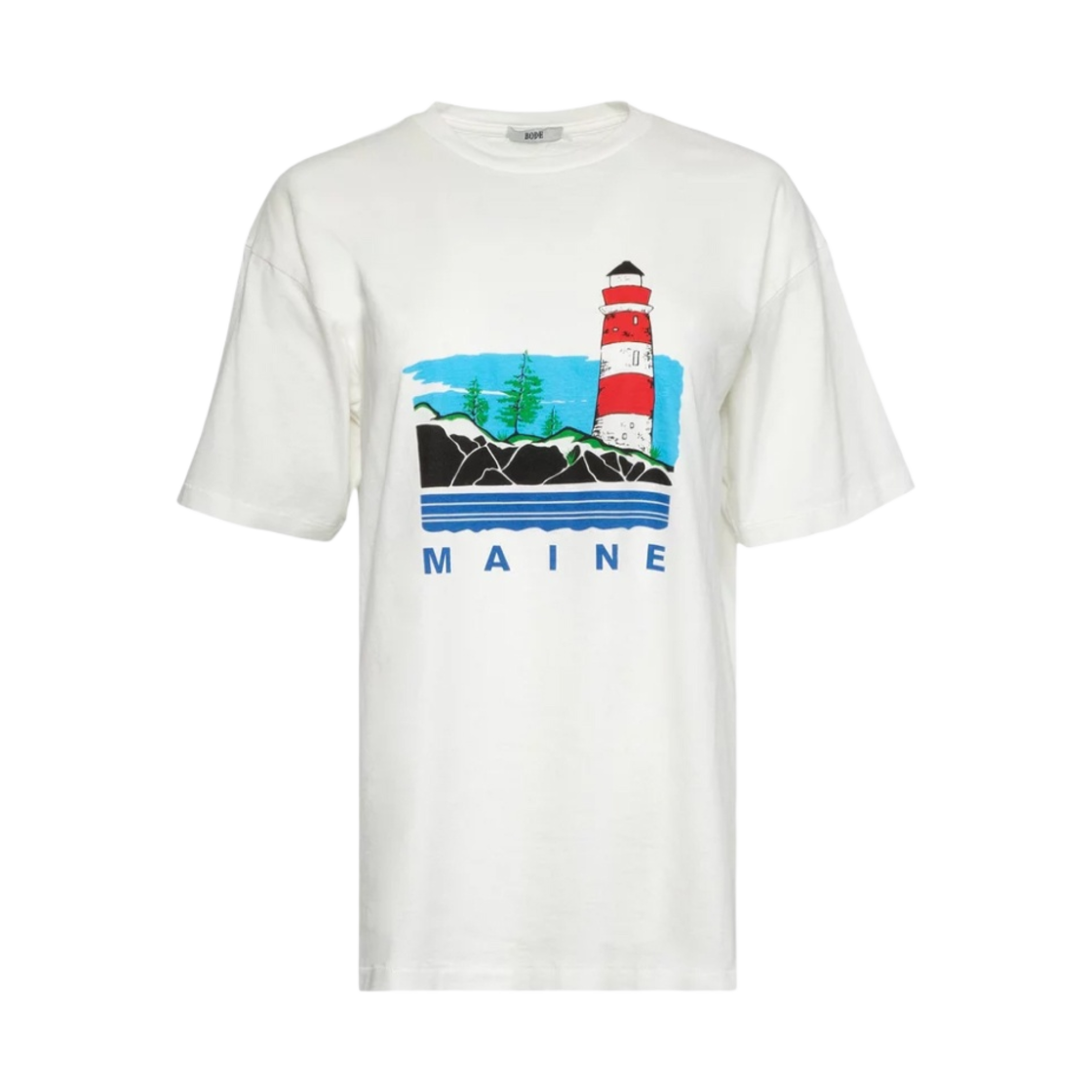 MRS23CS001 Bode Maine T-Shirt Cream