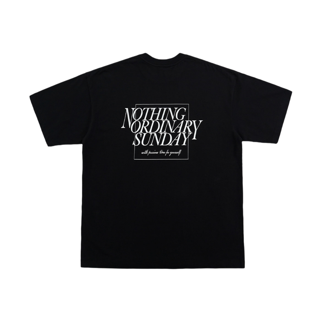 NOS7 렉트 티셔츠 블랙(NOS7 Rect T-Shirt Black)