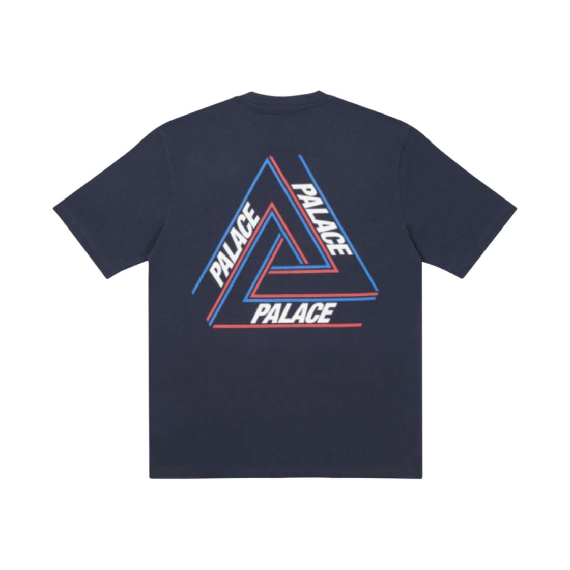 - Palace Basically A Tri-Ferg T-Shirt Navy - 21SS