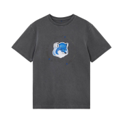 Maison Kitsune x Ader Error Triple Fox Head Logo T-Shirt Grey