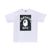 BAPE Japanese Tattoo Camo on College T-Shirt White