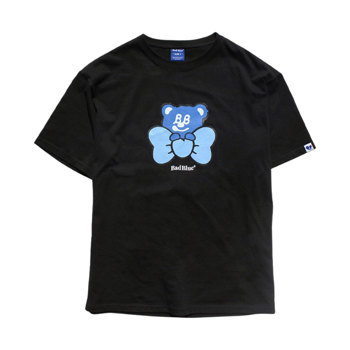 배드블루 리본 베드베어 티 블랙(BadBlue Ribbon Badbear Tee Black) - 1