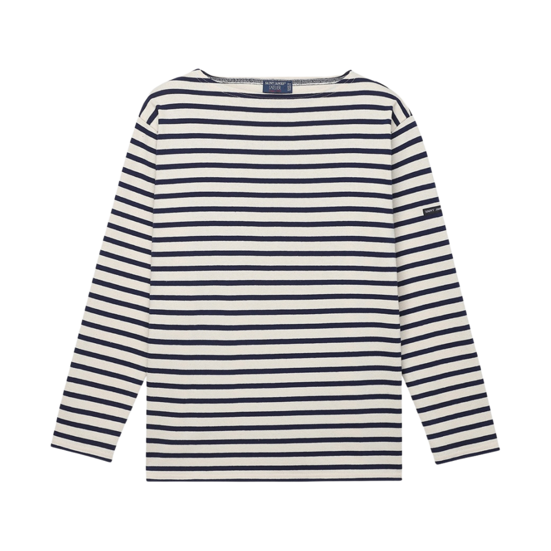 세인트 제임스 길도 R A 스트라이프 세일러 롱슬리브 티셔츠 에크루 마린