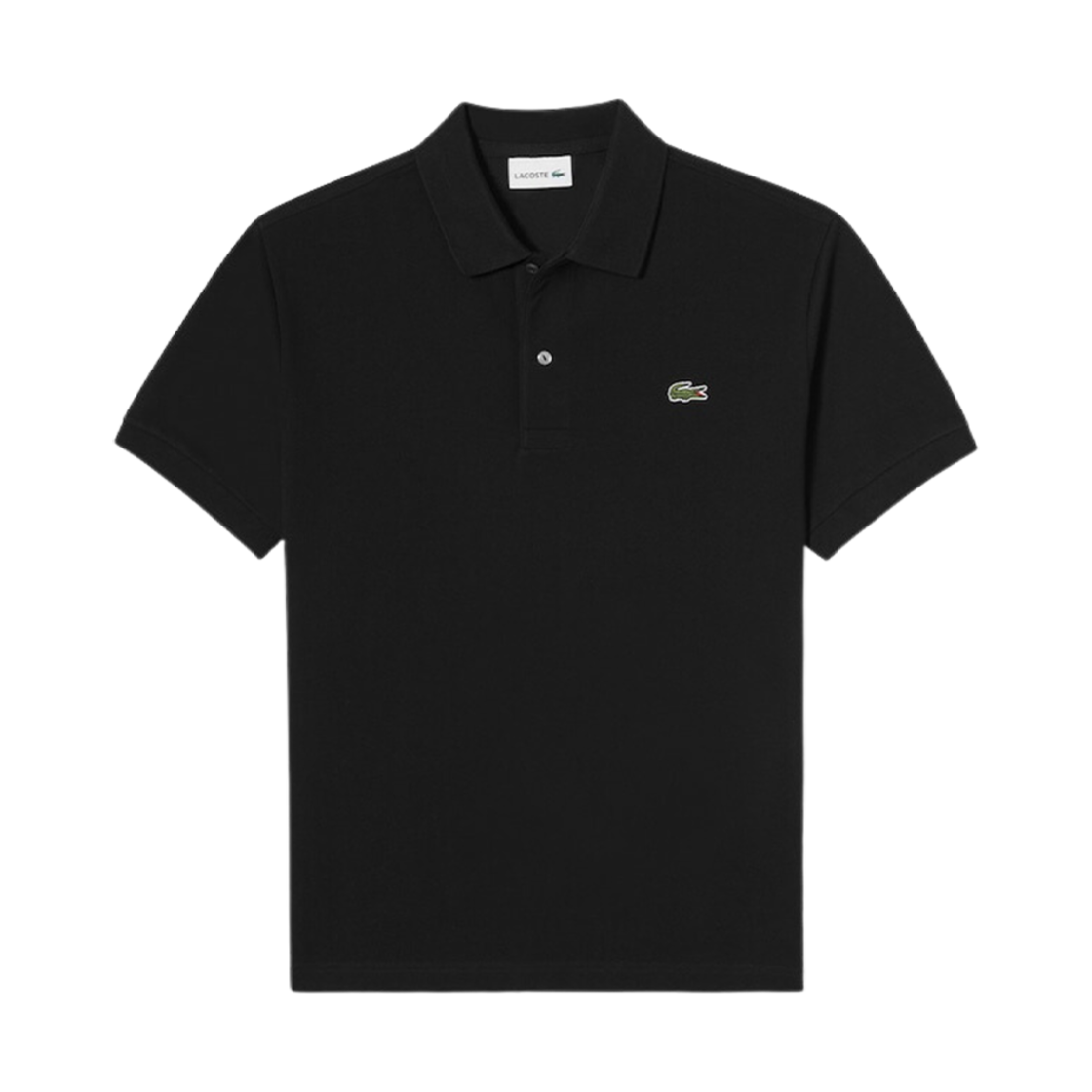 라코스테 프렌치 레귤러 핏 베이직 폴로 블랙(Lacoste French Regular Fit Basic Polo Black) - 1