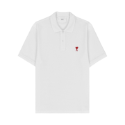 AMI de Coeur Polo Shirt White