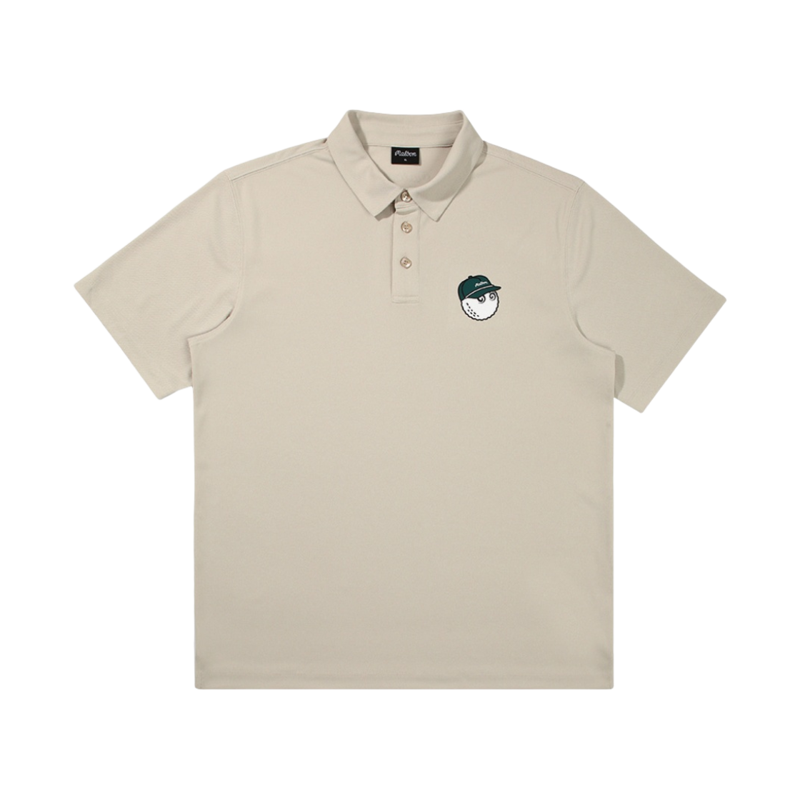 말본 골프 버킷 포인트 폴로 베이지(Malbon Golf Buckets Point Polo Beige) - 1