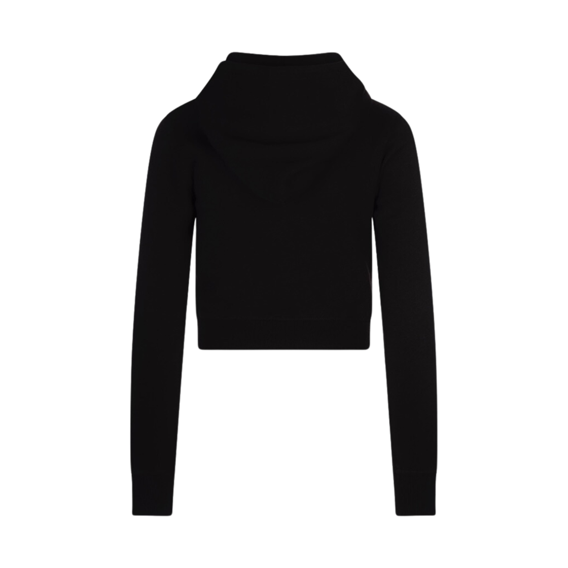(W) 디젤 F-슬리미-후드-Od 컷 아웃 로고 크롭 후드 블랙 핑크((W) Diesel F-Slimmy-Hood-Od Cropped Hoodie with Cut-Out Logo Black Pink) - 2