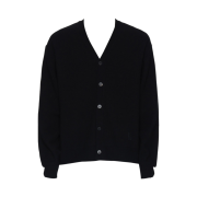 Wooyoungmi V-Neck Cardigan Black - 23FW