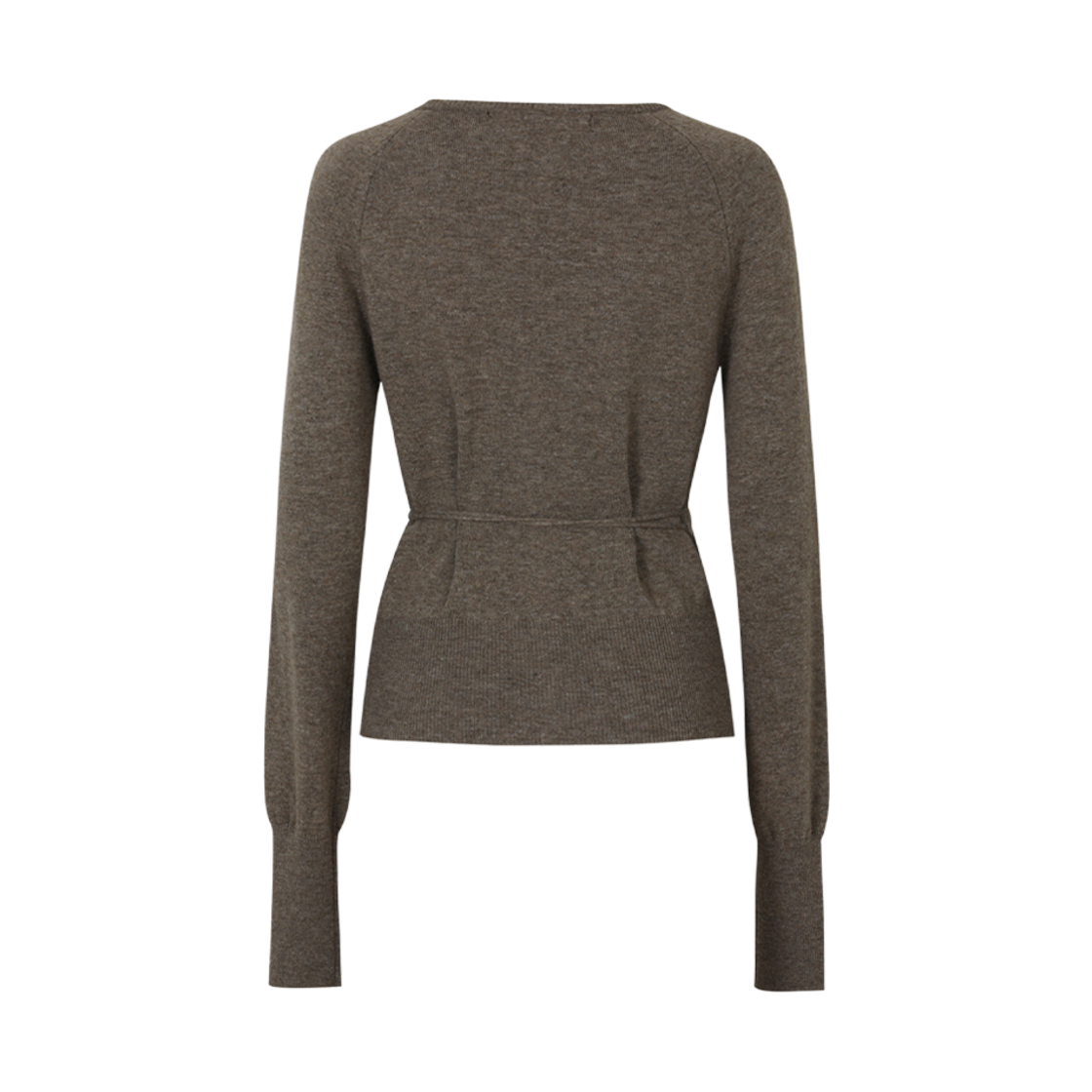(W) 보헤미안 서울 버튼 브이넥 니트 가디건 카키 브라운((W) Bohemian Seoul Button V-Neck Knit Cardigan Khaki Brown) - 2