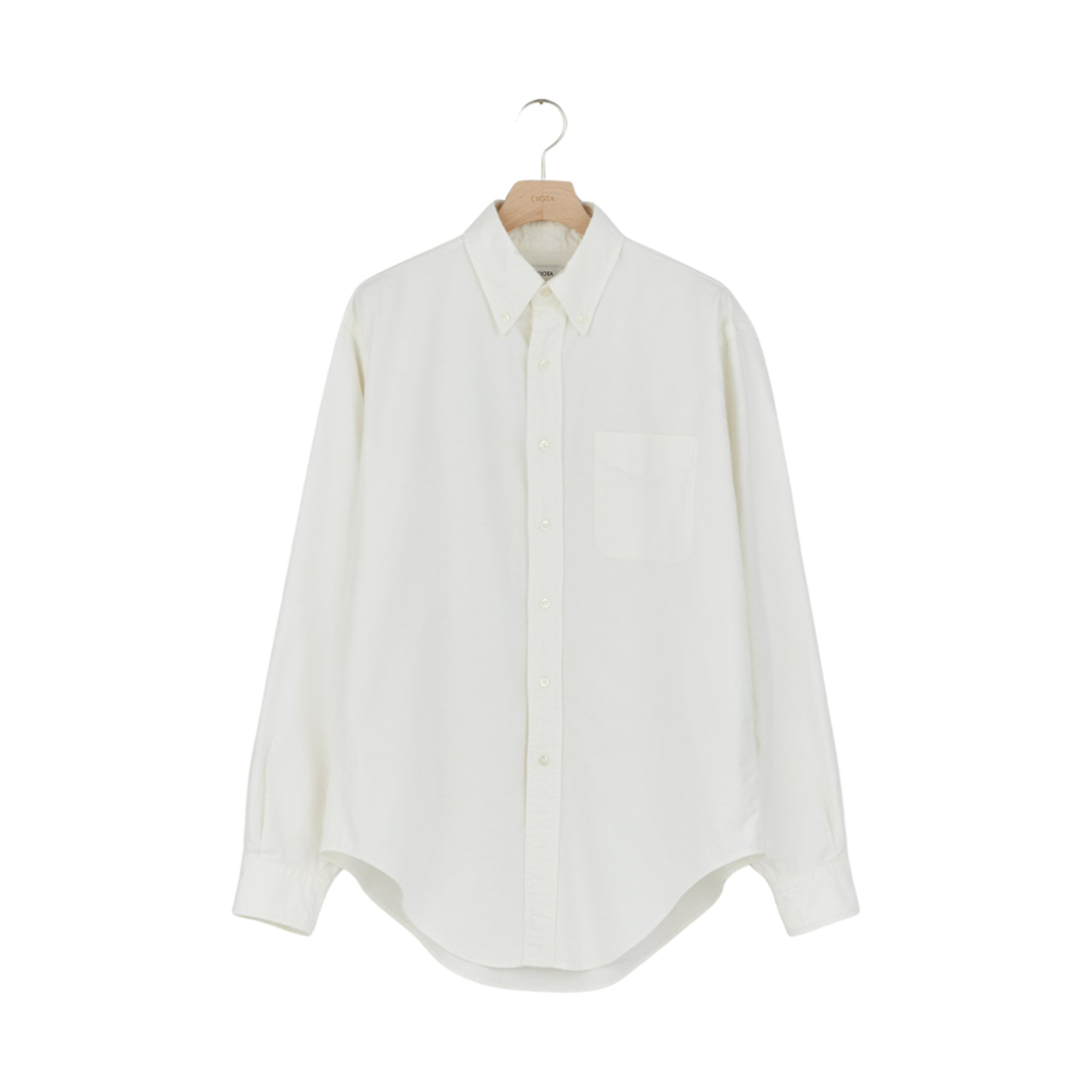 SHLM-110 Ciota Oxford B.D Shirt Off White