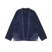 Kapital 8 oz. IDG x IDG Denim Kakashi Shirt Furoshiki Embroidery Indigo