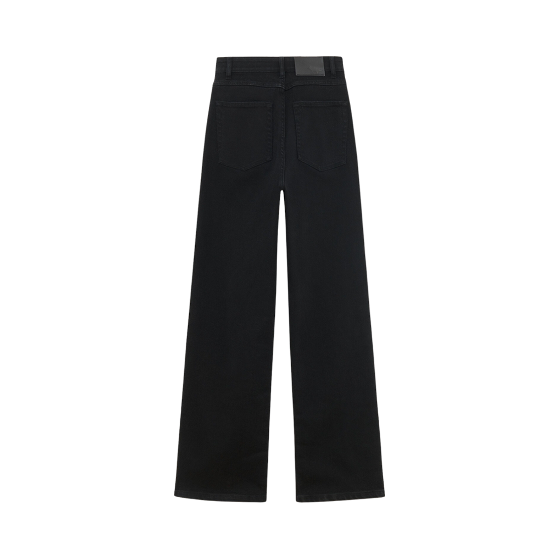 (W) 메종 키츠네 루즈 핏 진 스톤 블랙((W) Maison Kitsune Loose Fit Jeans Stone Black) - 2