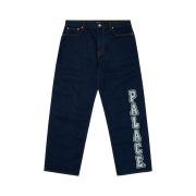 Palace P90 College Stress Baggy Jean Indigo Wash - 24FW