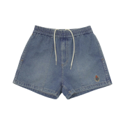 Heritage Floss Crest Denim Surfer Shorts Indigo