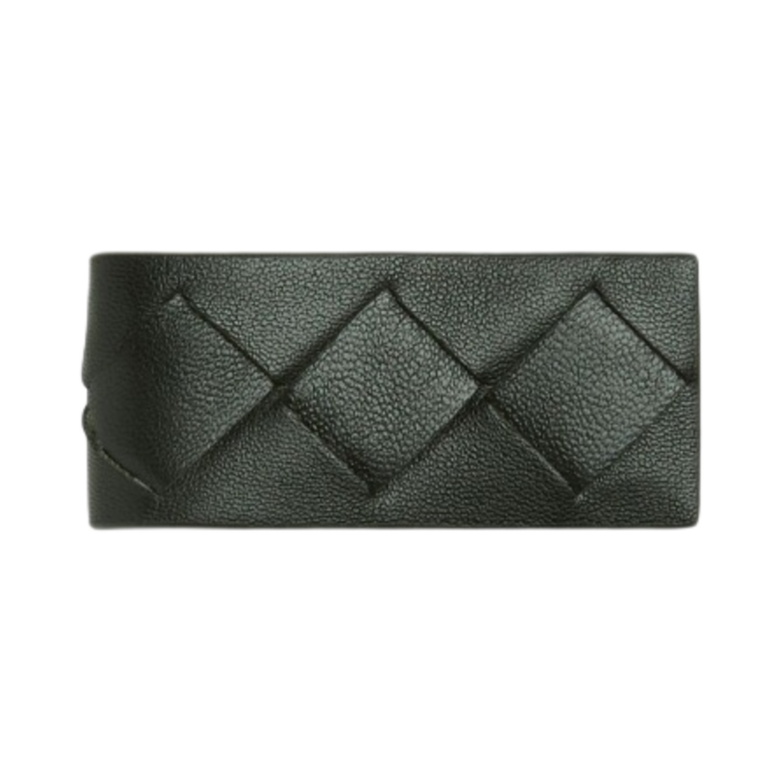 보테가 베네타 인트레치아토 머니 클립 다크 그린(Bottega Veneta Intrecciato Money Clip Dark Green) - 1