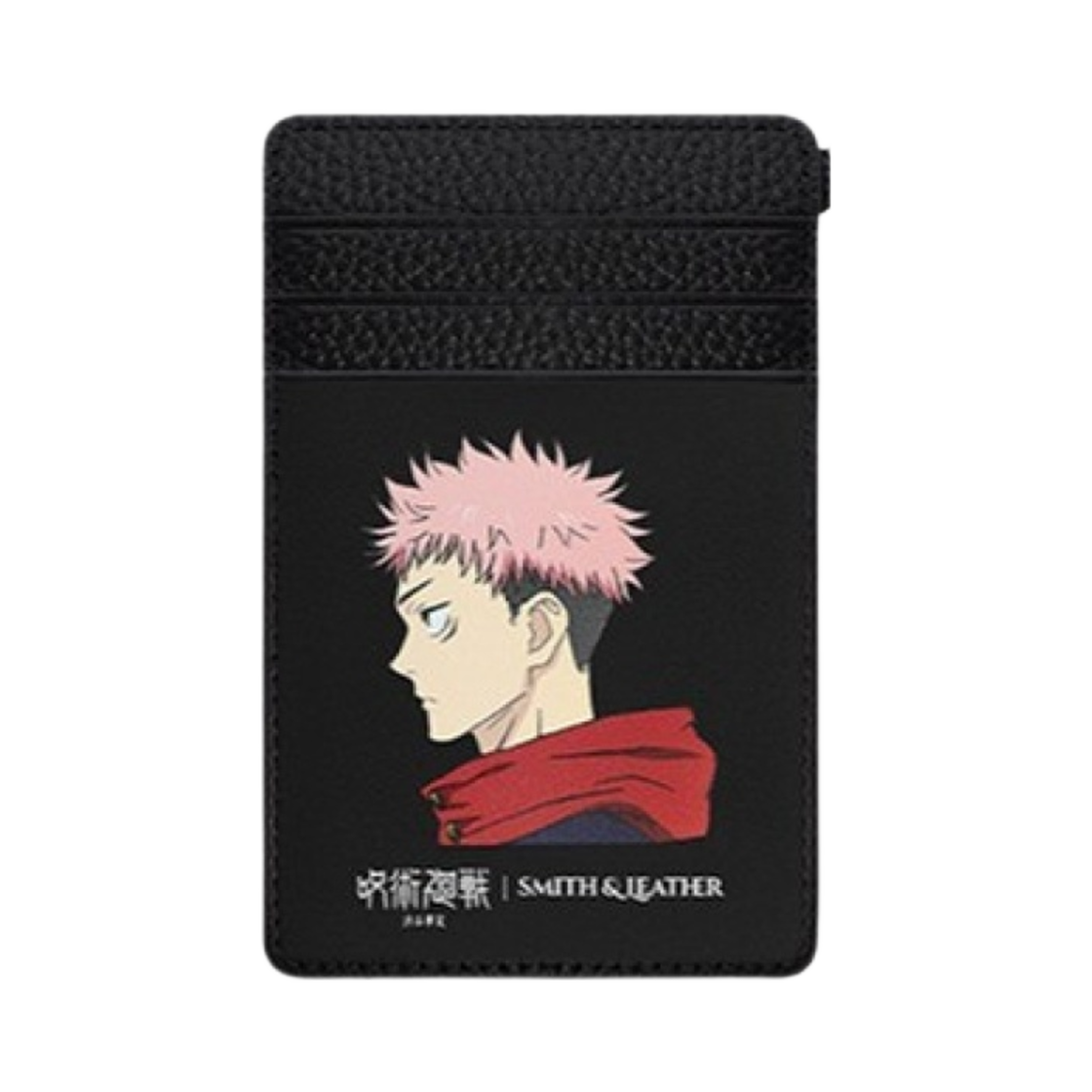 스미스 앤 레더 x 주술회전 레더 패스 케이스 이타도리 유지(Smith & Leather x Jujutsu Kaisen Leather Pass Case Itadori Yuji)