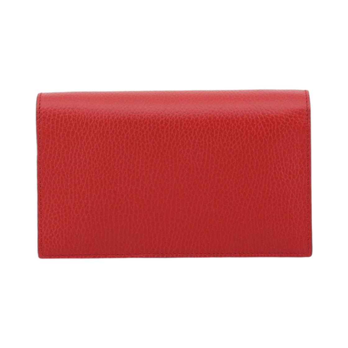 구찌 GG 인터로킹 체인 스트랩 지갑 레드(Gucci GG Interlocking Chain Strap Wallet Red) - 2