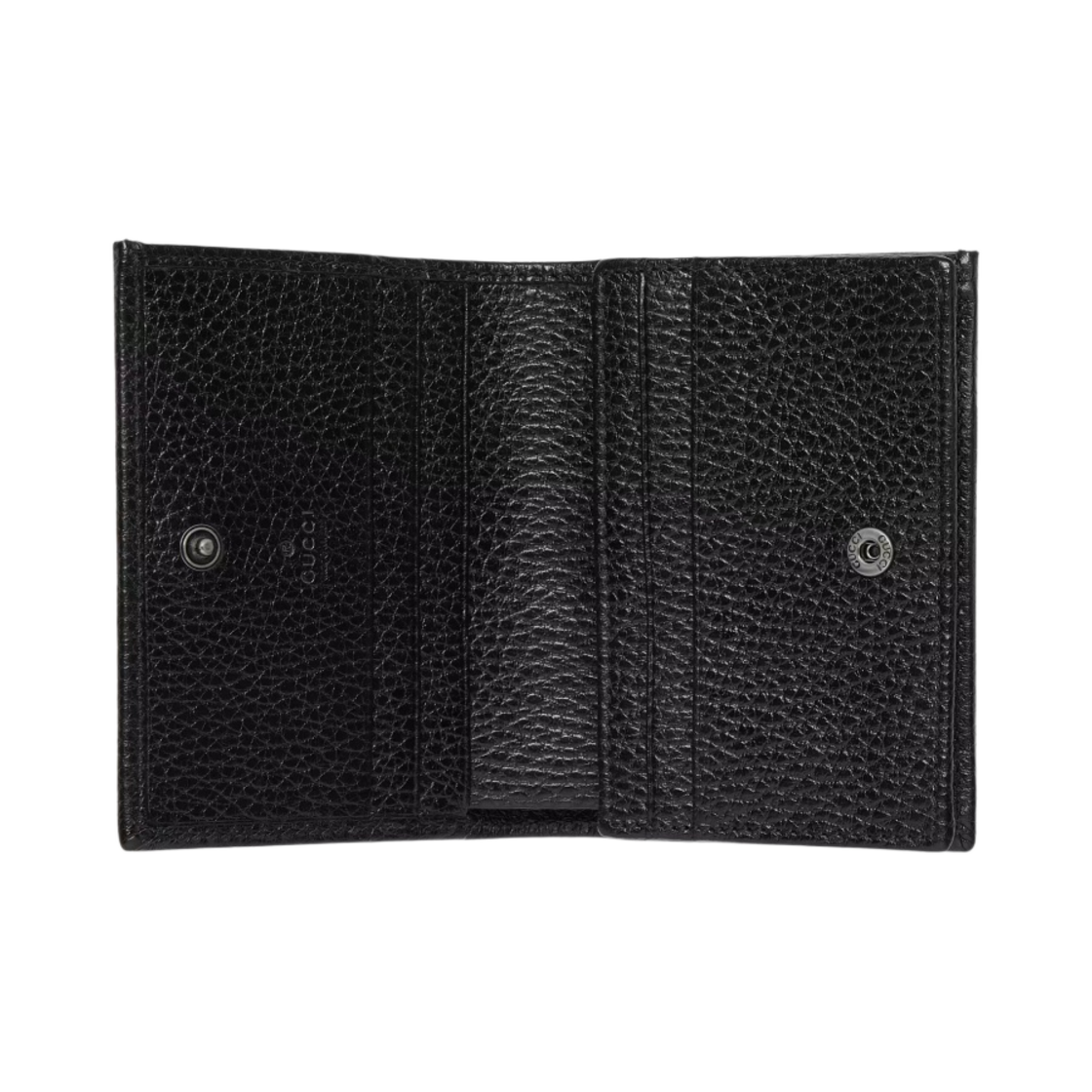 구찌 GG 마몽 레더 카드 케이스 지갑 블랙(Gucci GG Marmont Leather Card Case Wallet Black) - 2
