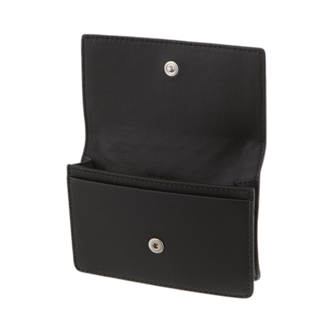 보테가 베네타 인트레치아토 비즈니스 카드 케이스 블랙(Bottega Veneta Intrecciato Business Card Case Black) - 2
