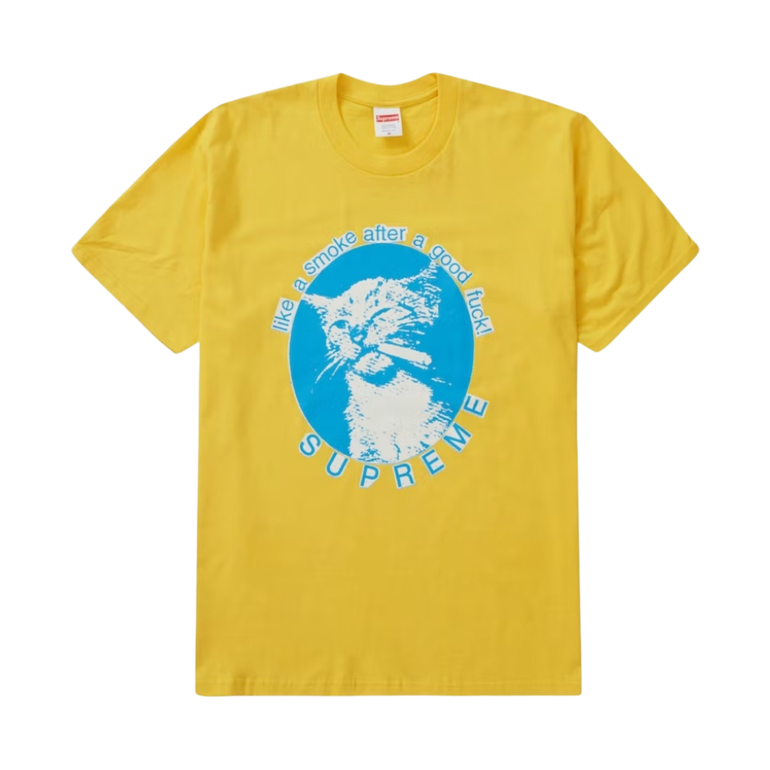 슈프림 스모크 티셔츠 옐로우 - 23SS(Supreme Smoke T-Shirt Yellow - 23SS) - 1