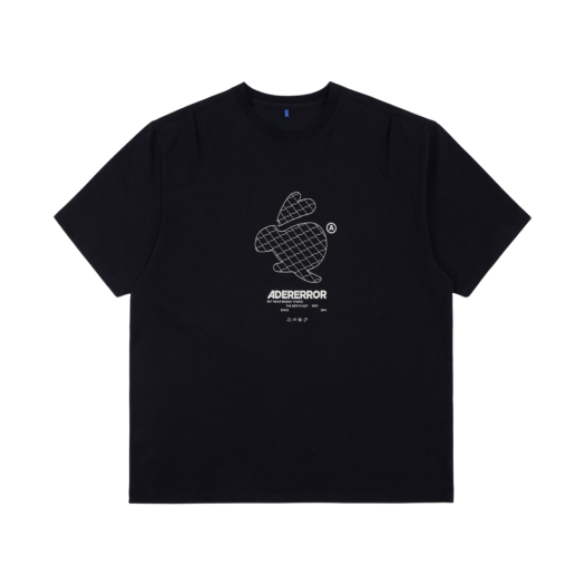 ★ADERERROR★ Distort B logo tshirt Noir ☆ADERERROR☆ Distort B logo tshirt Noir Buy Ader Error