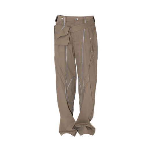 - Kiko Kostadinov Chalice Trouser W Bag Brass Green