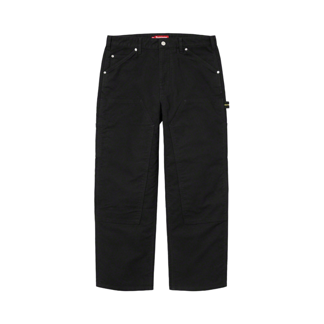 슈프림 몰스킨 더블 니 페인터 팬츠 블랙 - 22FW(Supreme Moleskin Double Knee Painter Pants Black - 22FW) - 1