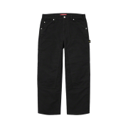 Supreme Moleskin Double Knee Painter Pants Black - 22FW