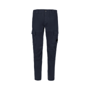 C.P. Company Stretch Sateen Cargo Pants Ergonomic Fit Navy - 22FW