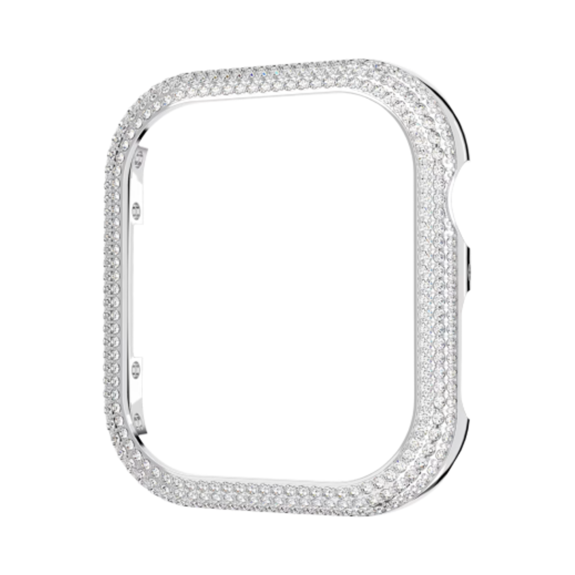 5663567 Swarovski Apple Watch Series 7 Sparkling Case Silver