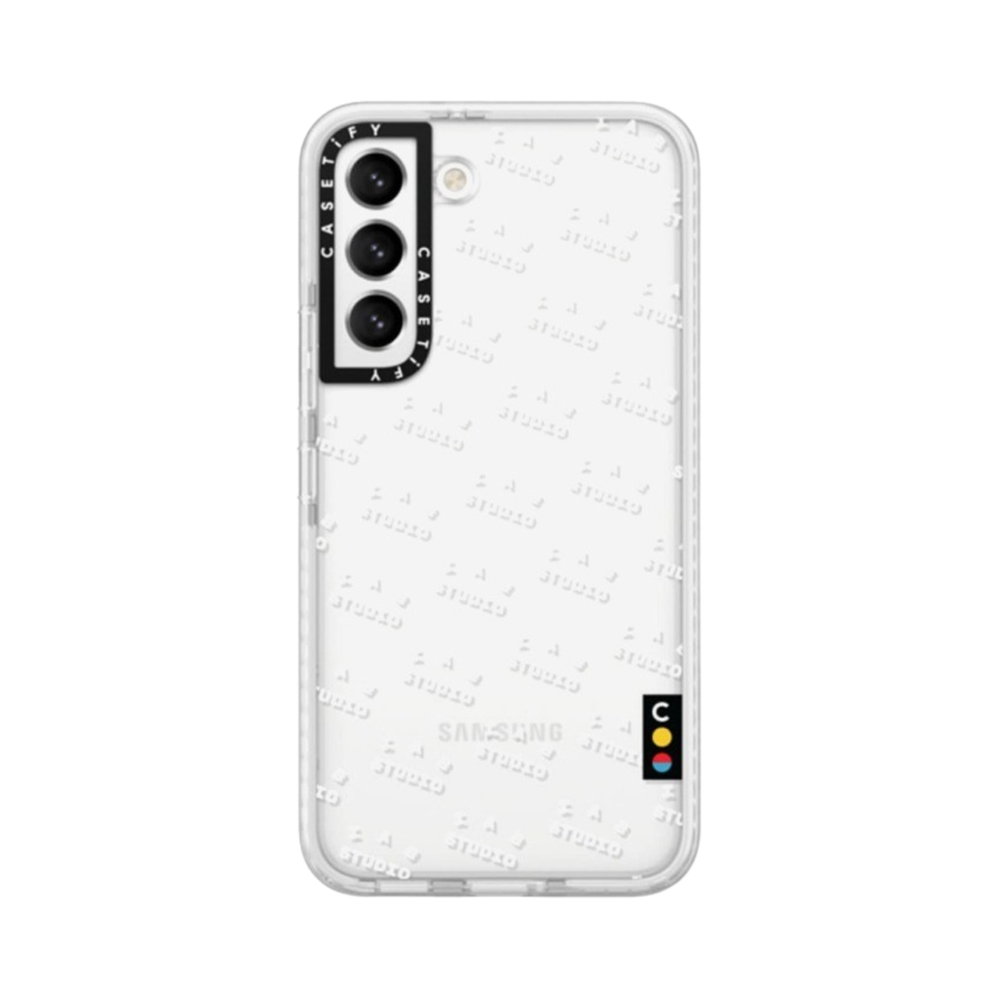 케이스티파이 x 아이앱 스튜디오 갤럭시 화이트 모노그램 로고 케이스 클리어(Casetify x IAB Studio Galaxy White Monogram Logo Case Clear) - 5