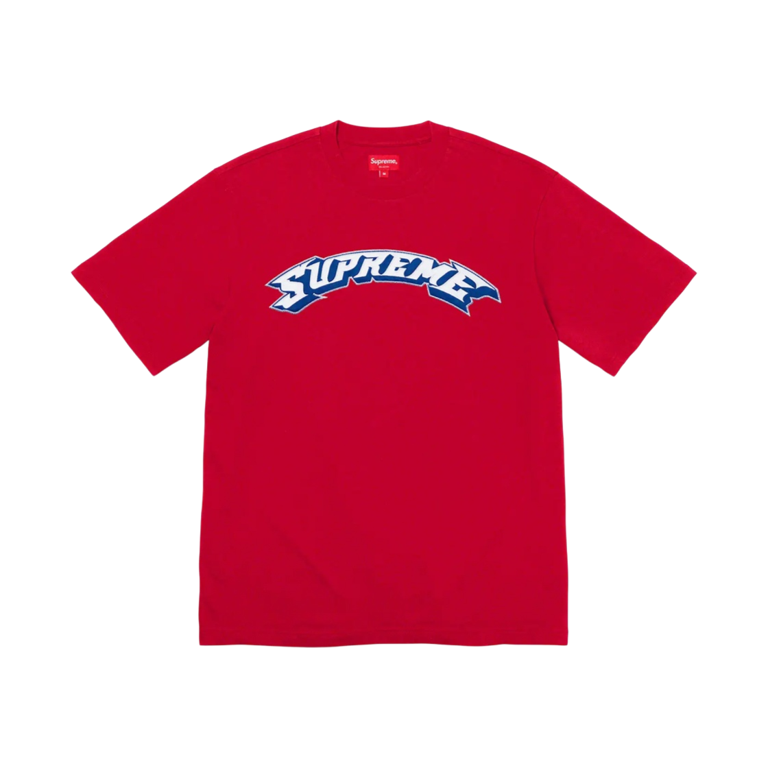 슈프림 아플리케 아크 숏슬리브 탑 레드 - 22SS