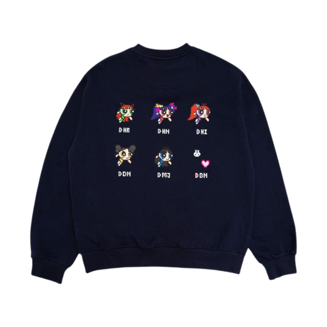 뉴진스 x 파워퍼프걸 풀집 후디드 스웨트셔츠 블랙 | NewJeans | KREAM