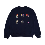 Newjeans x The Powerpuff Girls Sweatshirt Navy