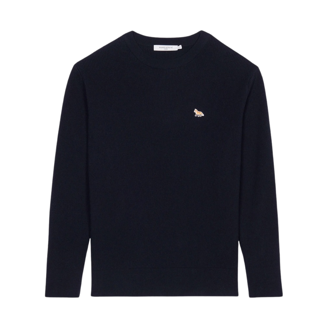 메종 키츠네 베이비 폭스 패치 릴렉스드 풀오버 니트 네이비