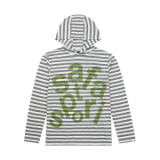[KREAM 단독] Safarispot Ticketing Stripe Border Hoodie Gray