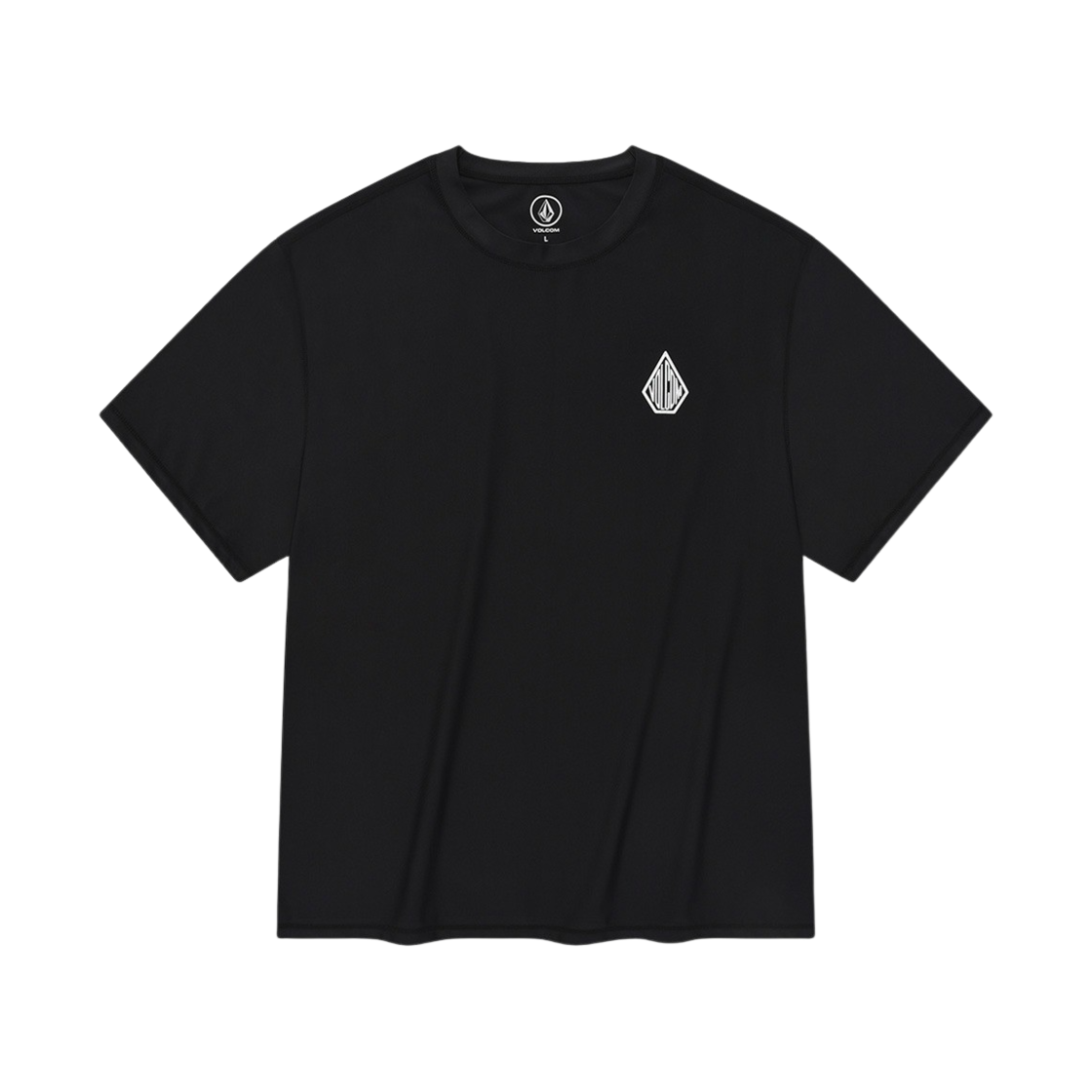 볼컴 아이언 91반팔 래시가드 블랙