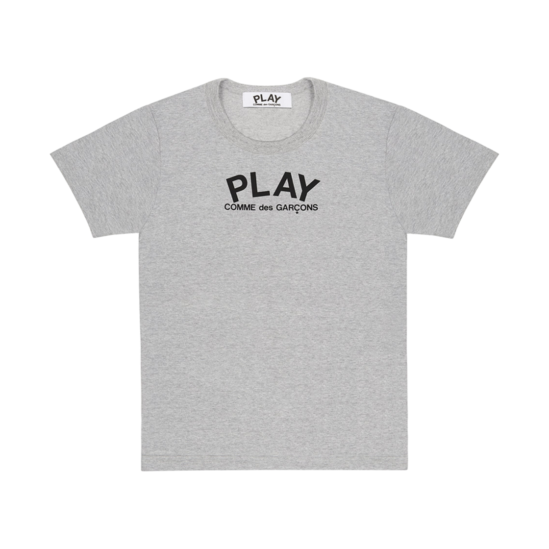 플레이 꼼데가르송 코튼 티셔츠 탑 그레이(Play Comme des Garcons Cotton T-Shirt Top Grey) - 2