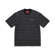 Supreme Jacquard Scarab S/S Top Black - 24FW