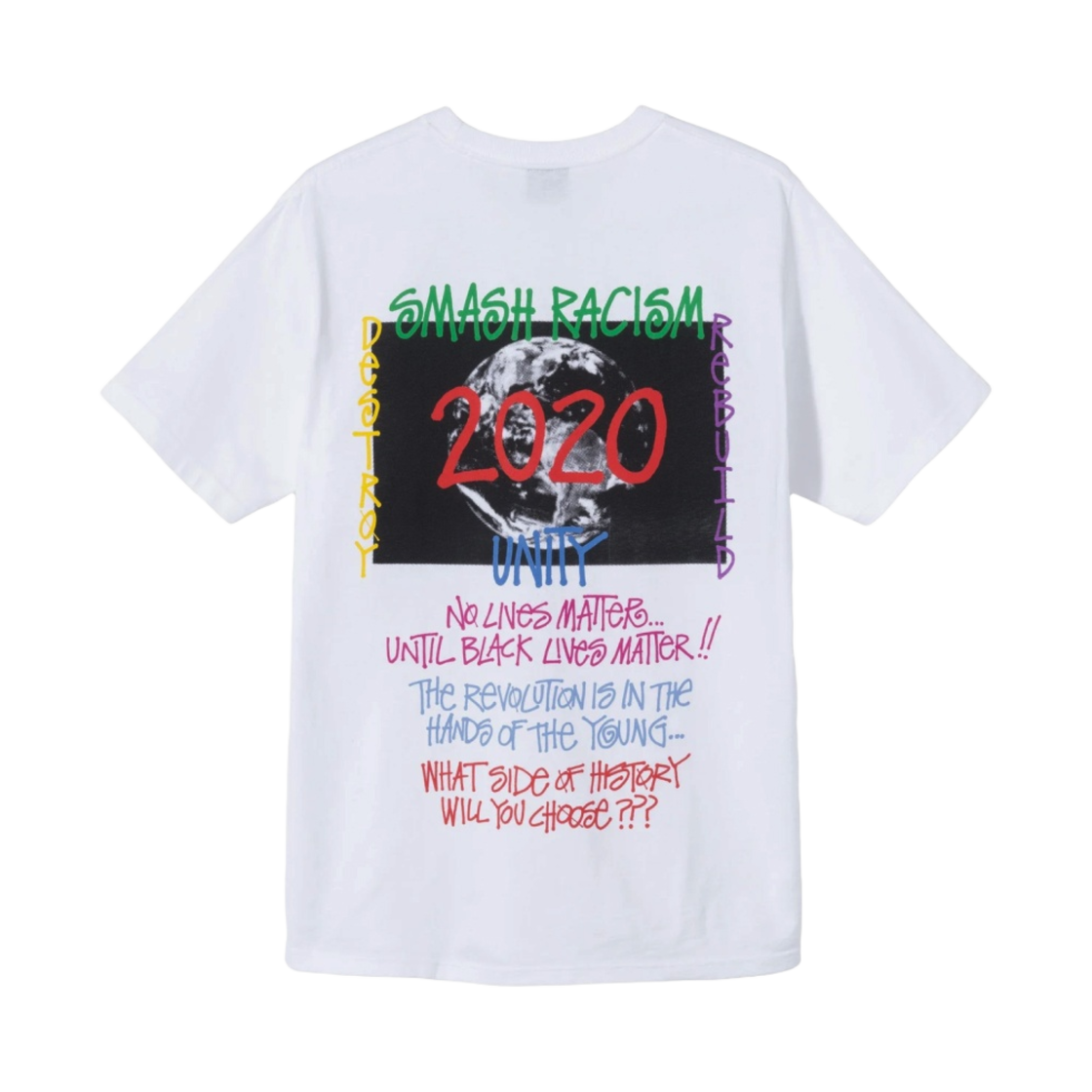 3903643 Stussy 40th Anniversary T-Shirt White (Corner Pocket Tee)