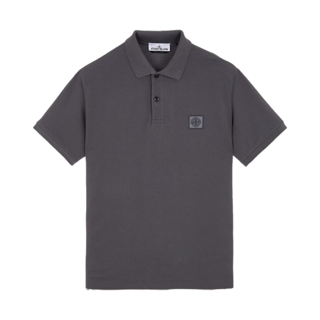 스톤 아일랜드 22R39 코튼 피케 폴로 셔츠 리드 - 23FW(Stone Island 22R39 Cotton Pique Polo Shirt Lead - 23FW) - 1