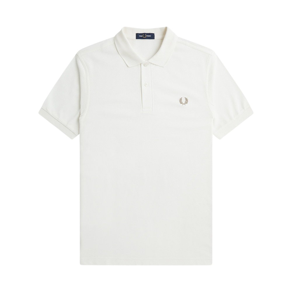 AFPM2416000-U72 Fred Perry M6000 Plain Fred Perry Shirt Snow White/Warm Grey