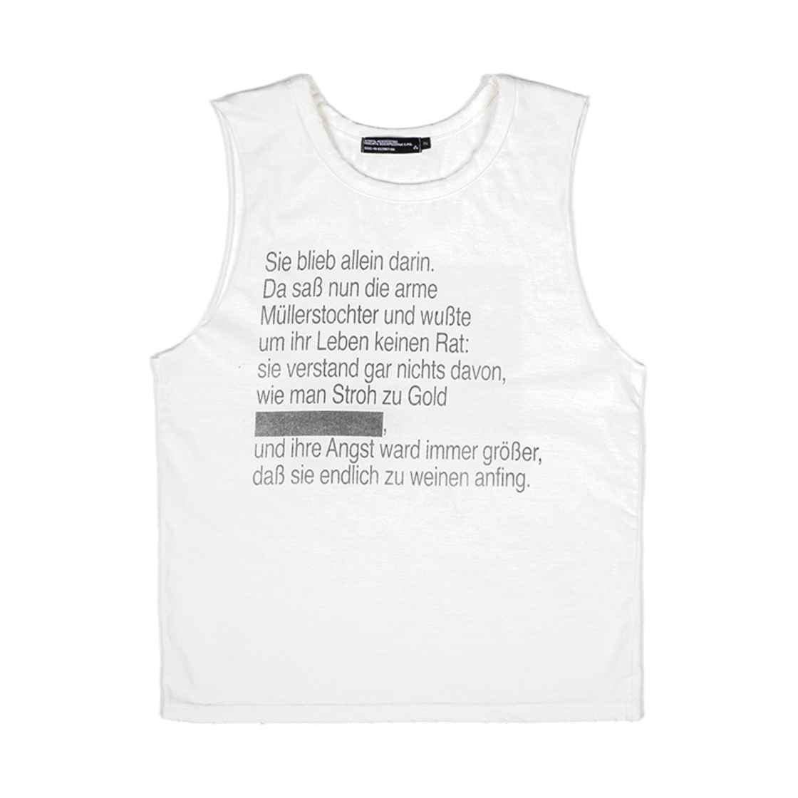 선데이오프클럽 메르헨 45 슬리브리스 오프 화이트(Sundayoffclub Märchen 45 Sleeveless Off White)