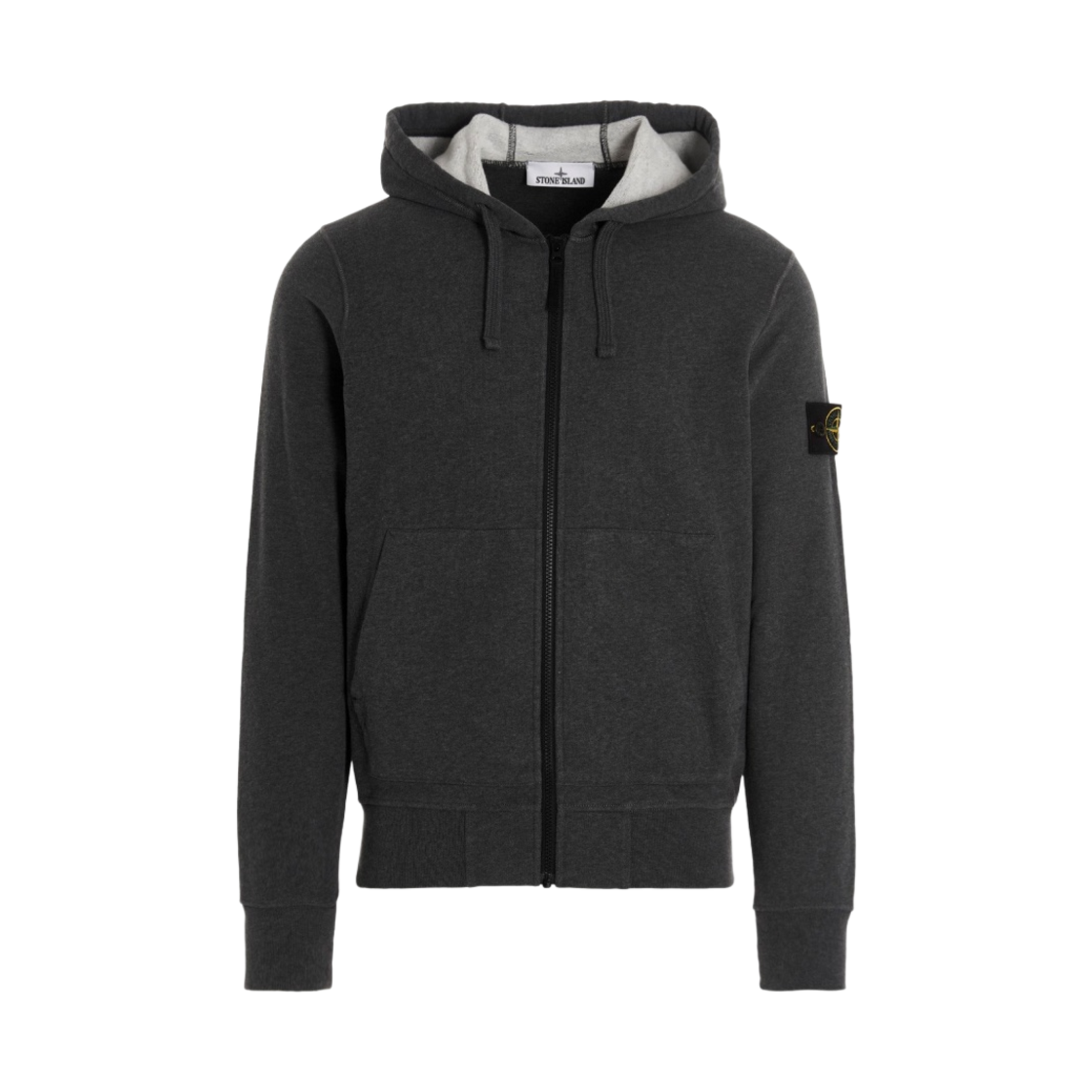 스톤 아일랜드 64220 풀 집업 후드 스웨트셔츠 차콜 - 22FW(Stone Island 64220 Full Zip Hooded Sweatshirt Charcoal - 22FW) - 1