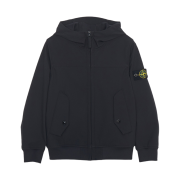 (Kids) Stone Island 4100002 Hood Zip Up Black - 25SS