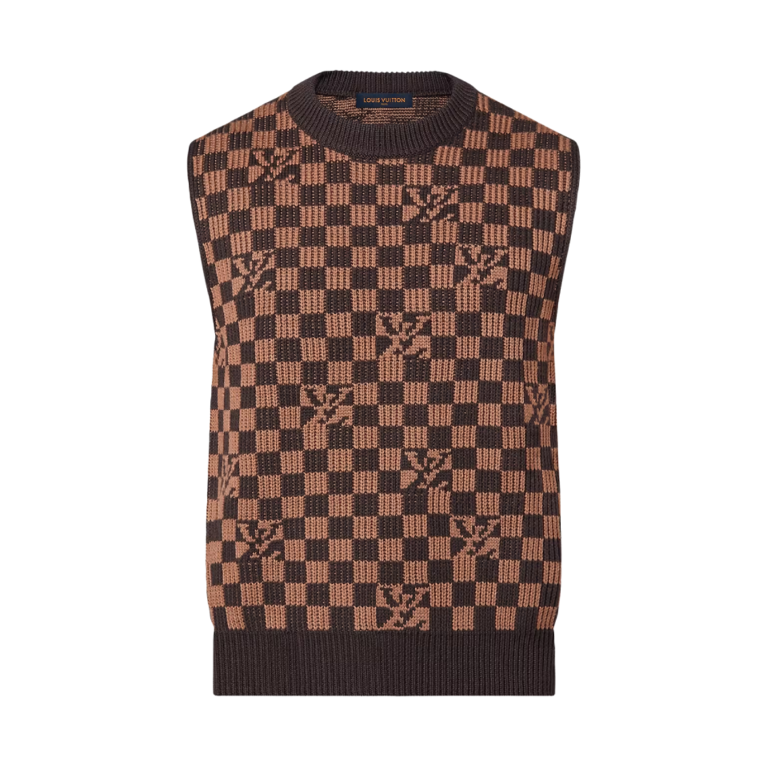 루이비통 리브드 다미에 베스트 브라운(Louis Vuitton Ribbed Damier Vest Brown) - 1